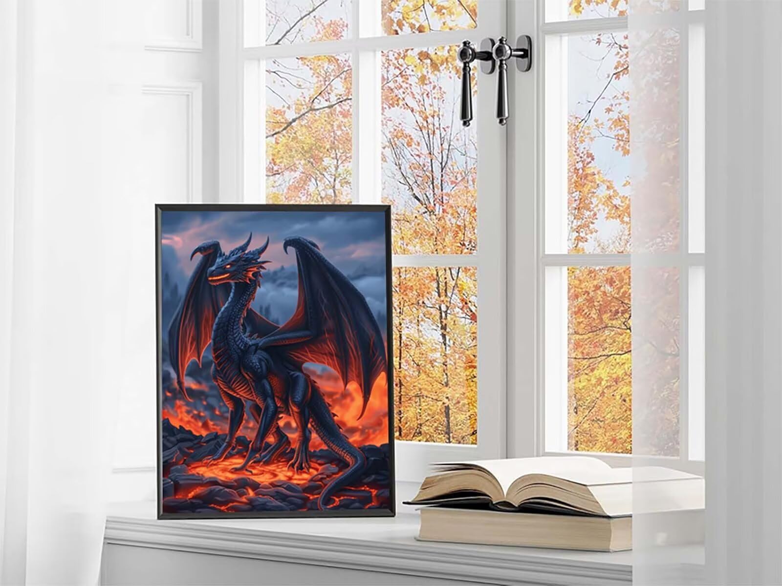 Drago Diamond Painting Adulti 60x80cm, 5D Diamond Painting Kit E-2765