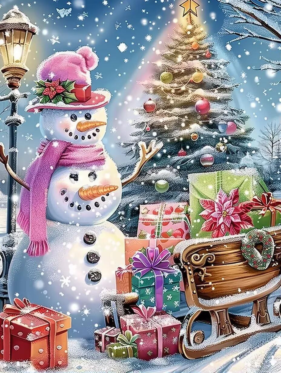 Snowman 1000-Piece Puzzle for Adults
