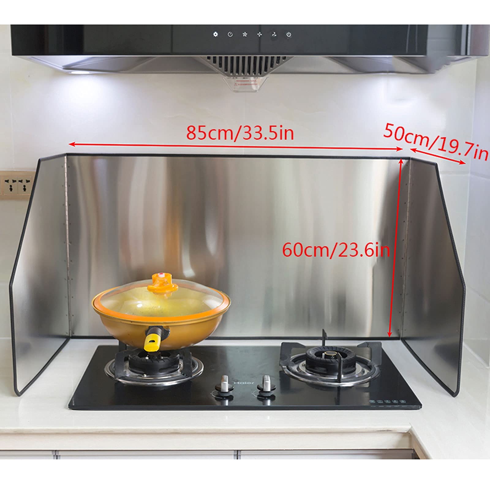 Plaque Anti Projection Cuisine Pliable Bouclier Garde D'éclaboussure D