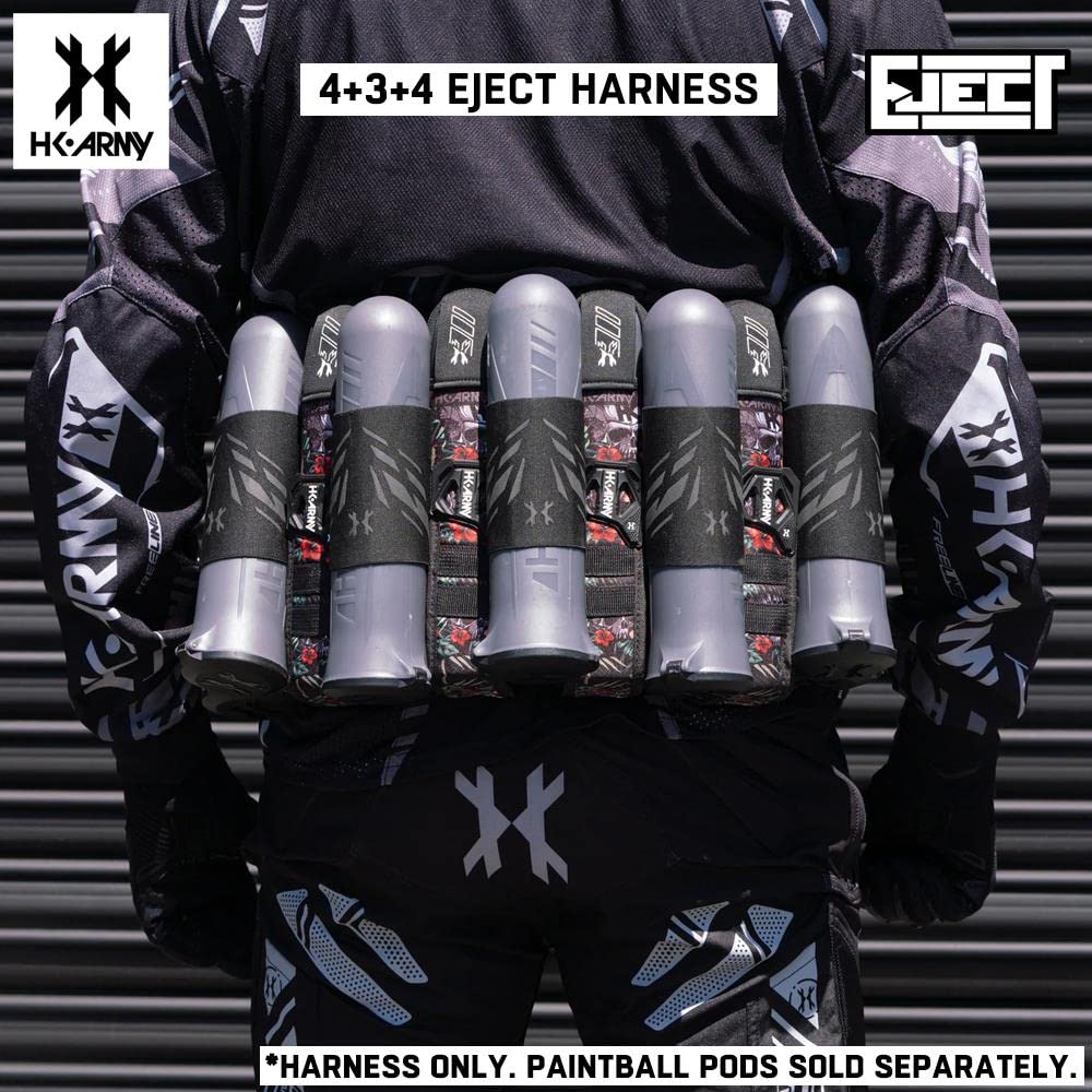 HK Army 4 + 3 Auswurf Paintball Geschirr Pod Pack – Tropischer Totenkopf