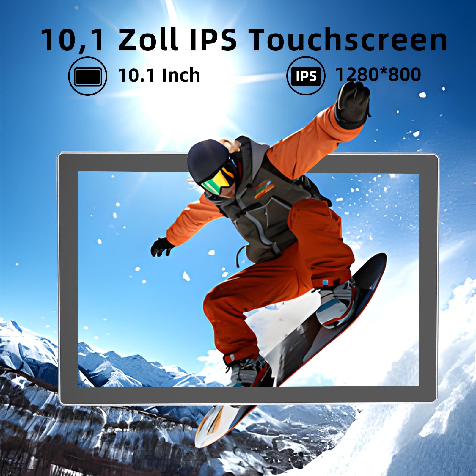 Semeakoko Tablet Android 14, Tablet 10 pollici con 12GB ROM + 128GB RAM (Espansione TF 1TB), Octa-Core, WiFi 2.4G/5G, 10000mAh, Fotocamera 2+8MP, Bluetooth 5.2, 1280x800 IPS (Argento)