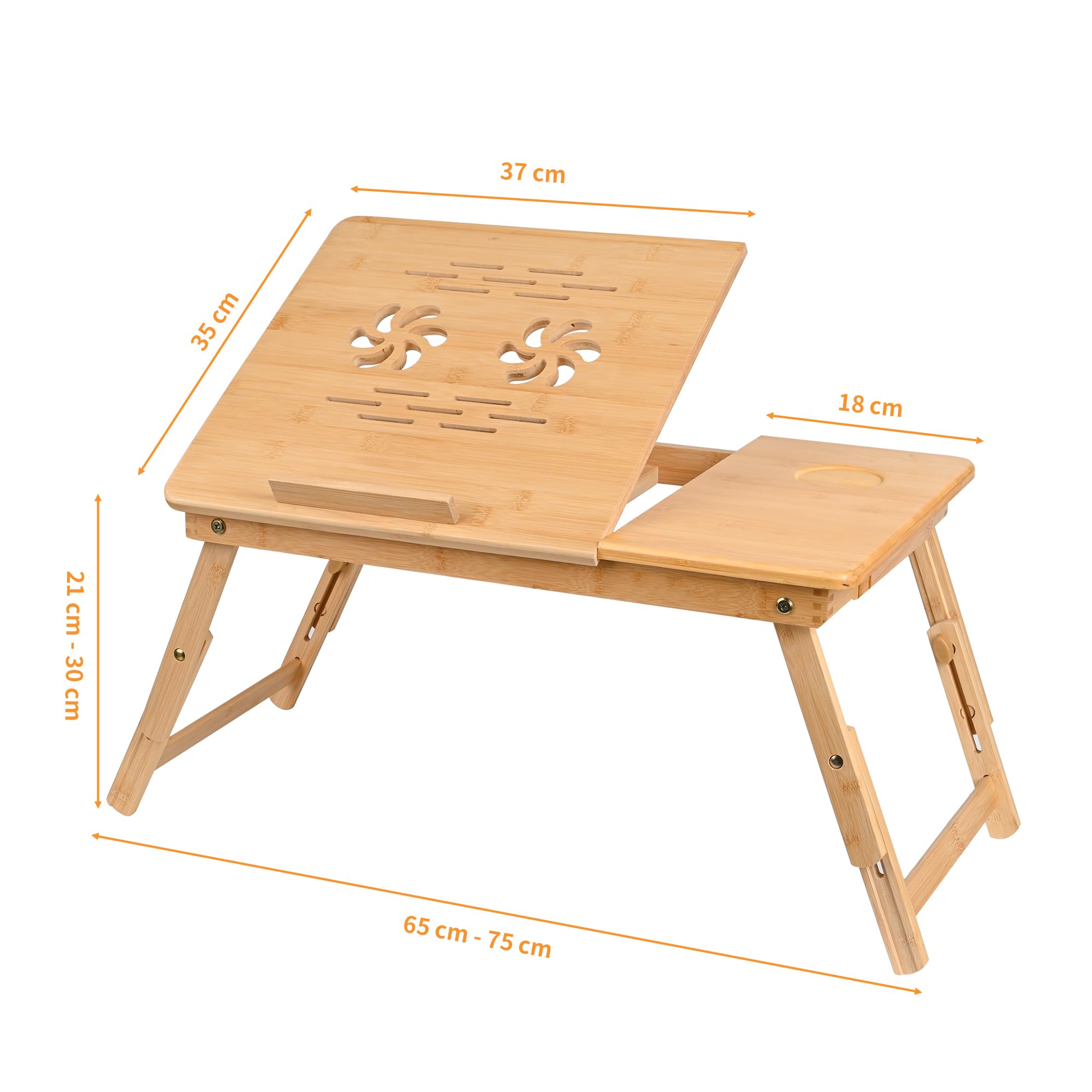 Tavolino Da Letto Pieghevole Per Laptop Zapuno, Vassoio Da Letto Multifunzione Con~p114506547