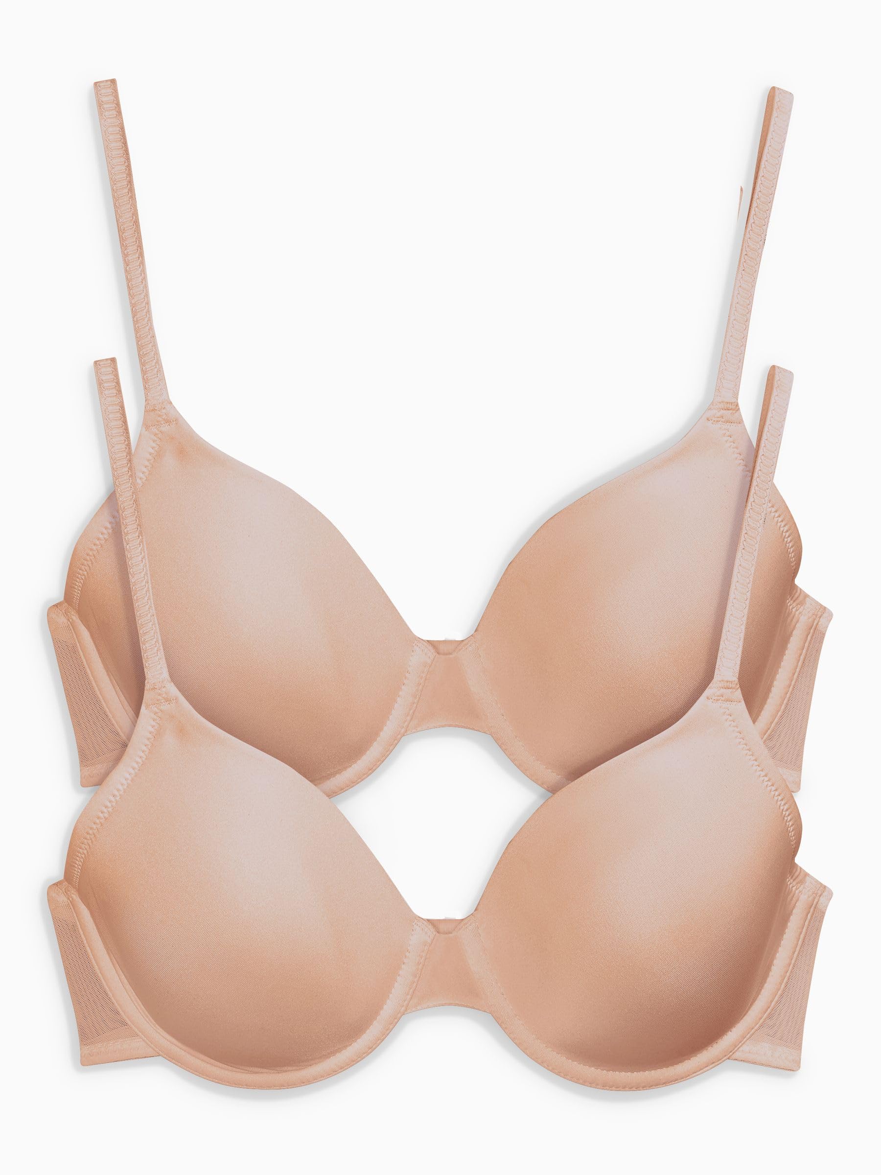 NEXT Mujeres Pack de 2 Sujetadores Invisibles de Copa Completa con Relleno Ligero y Efecto Reductor A-E