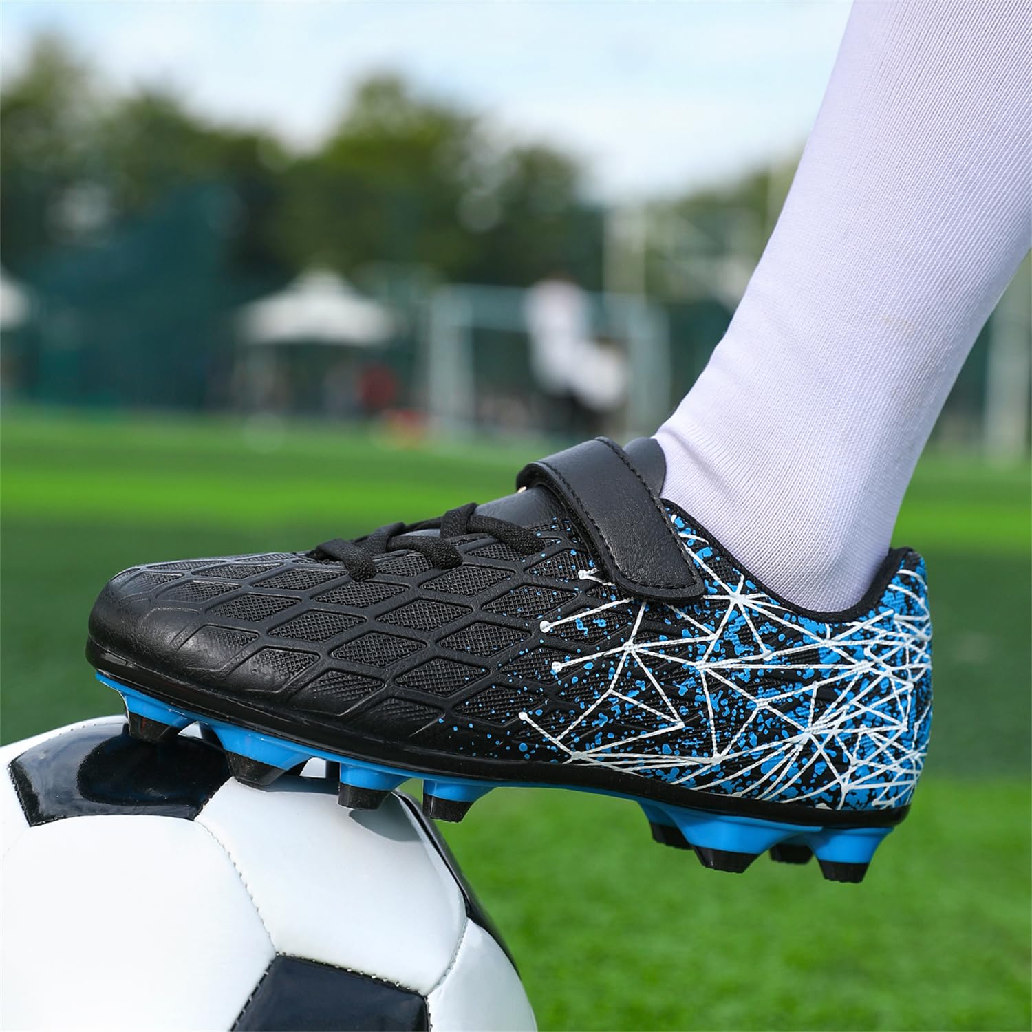 Football Boots Boys Grils FG/AG Soccer Cleats Shoes Trainers Football Shoes Training Running Shoes Teenager Sneakers — view 7