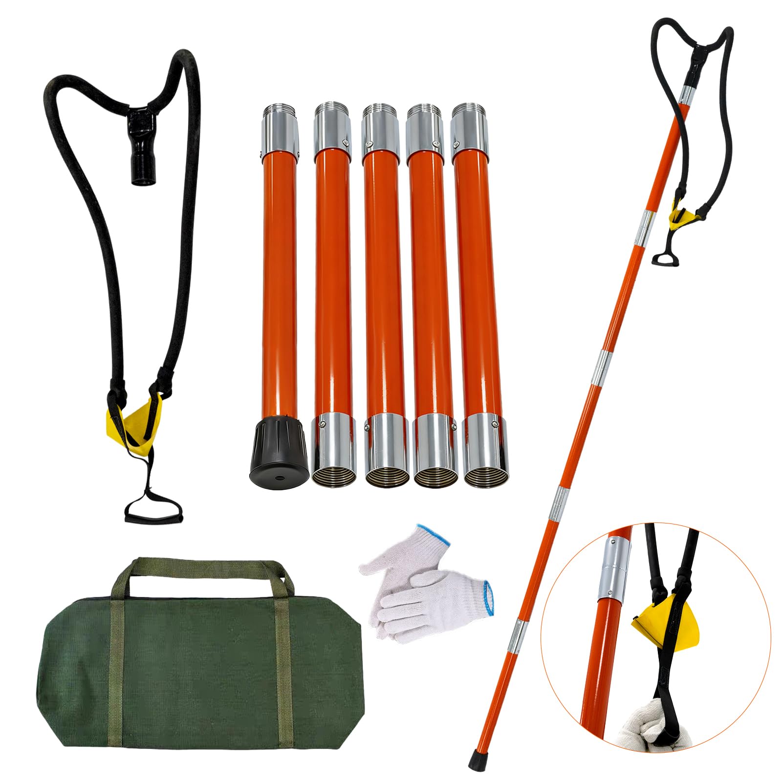 Arborist Slingshot Kit, Throw Line Rope Launcher, Tree Work &amp; Rigging Gear