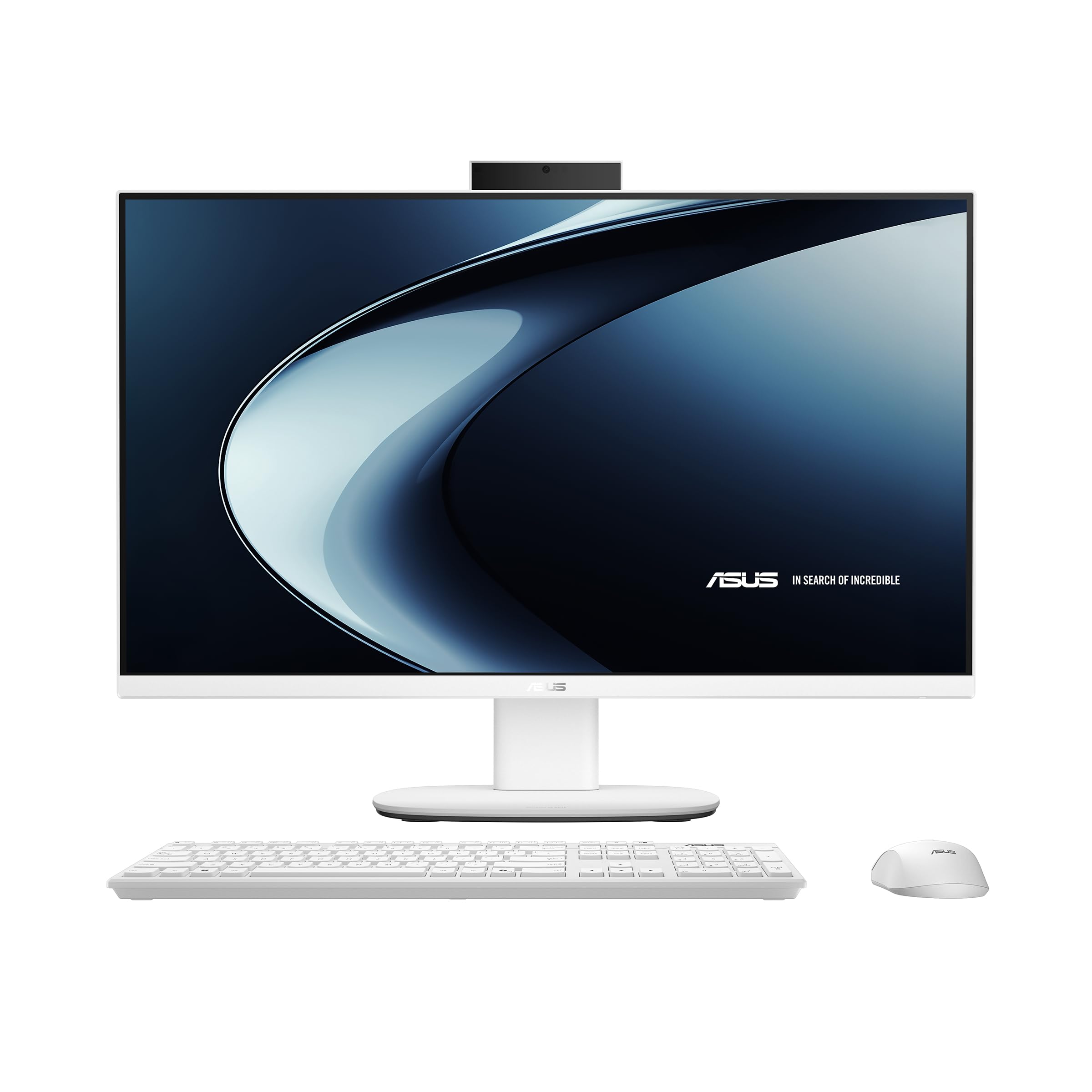 ASUS All-in-One VM670GA display 27" FHD, processore AMD Ryzen™AI 5 430, RAM 16GB, 512GB SSD, Win 11Home, Tastiera e Mouse Inclusi, Bianco