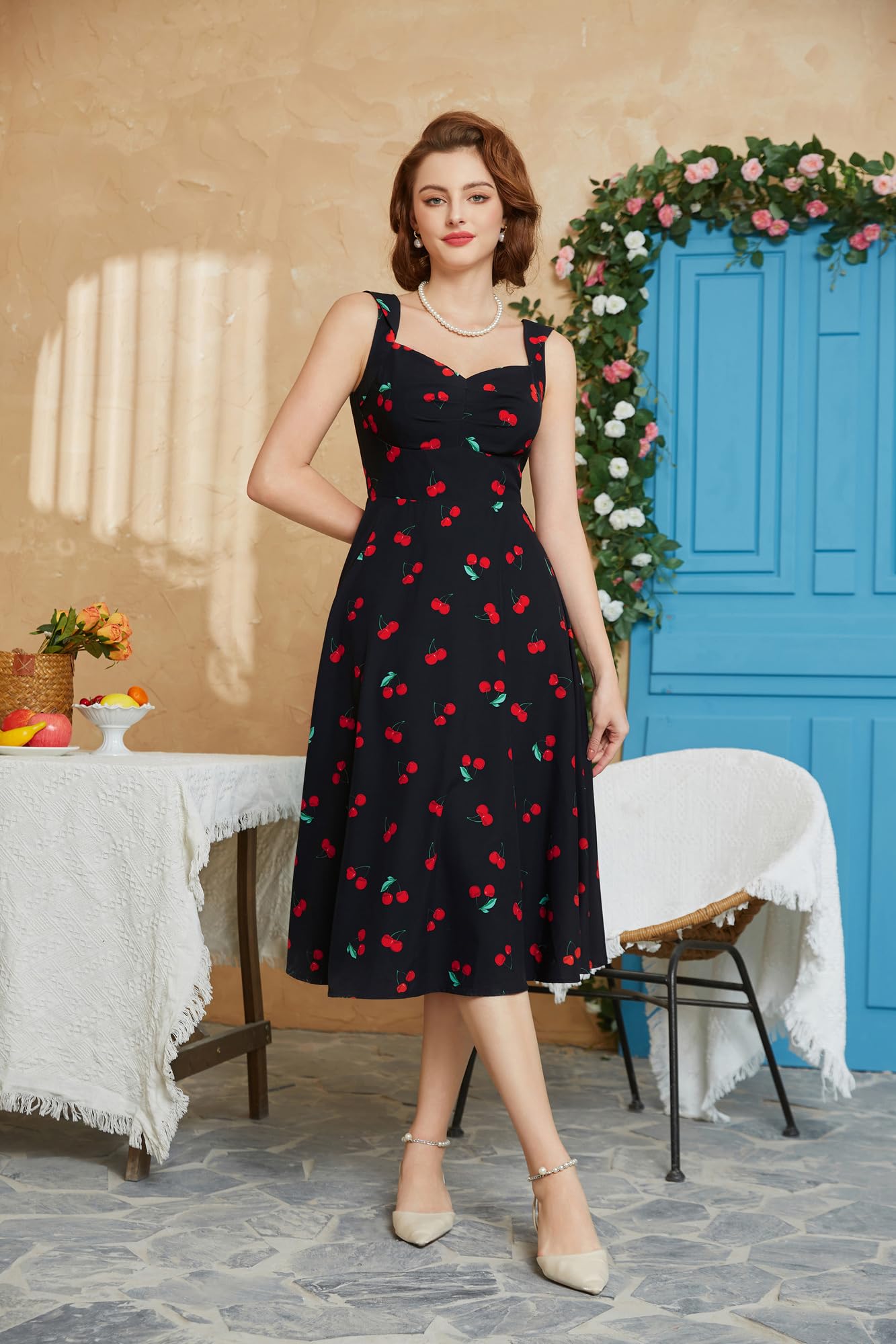 Belle Poque Women's Sleeveless Dress Cocktail Femme
