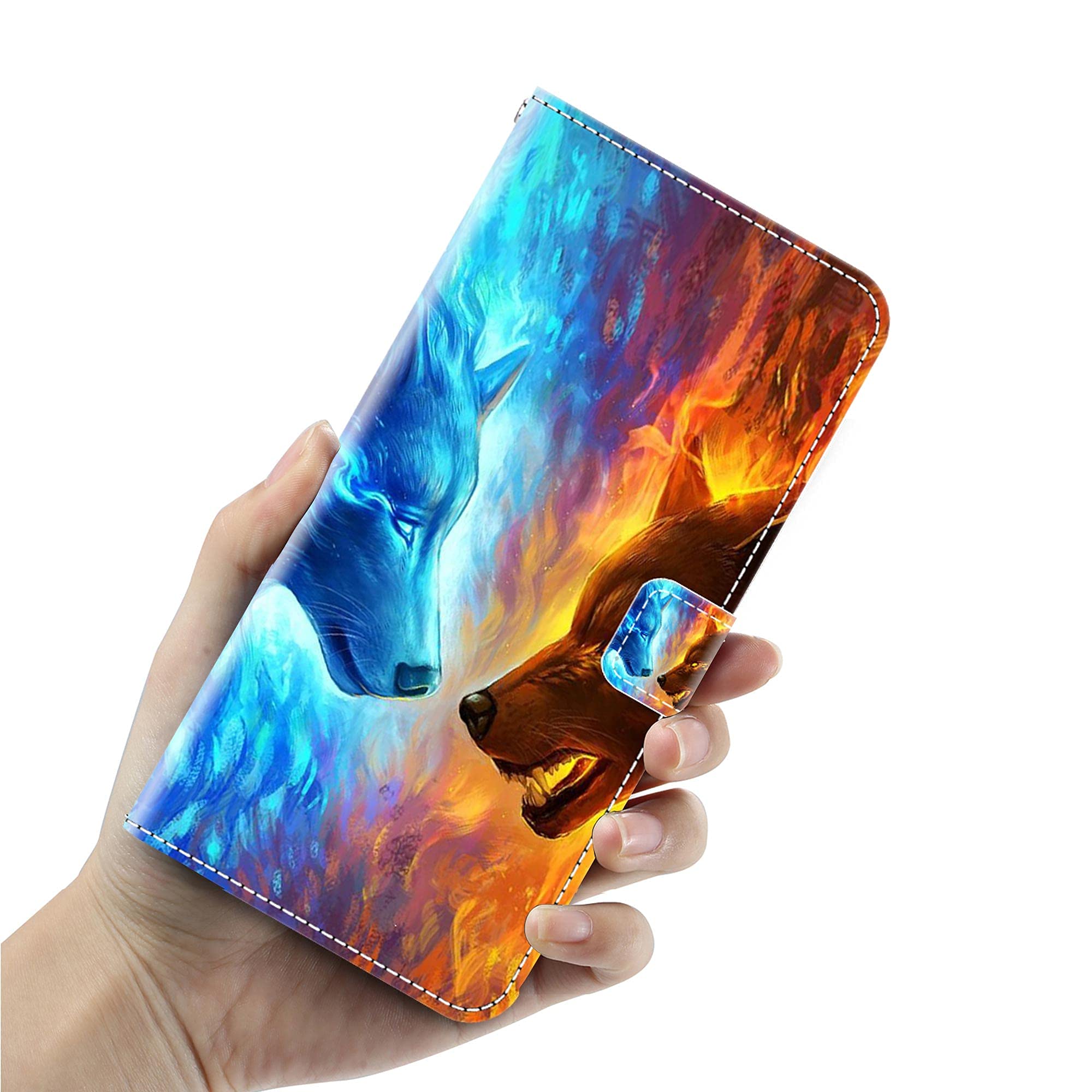 Custodia Portafoglio In Pelle Con Chiusura Magnetica Per Nokia 6.1 Plus – Slot Carte E Supporto Video - 5