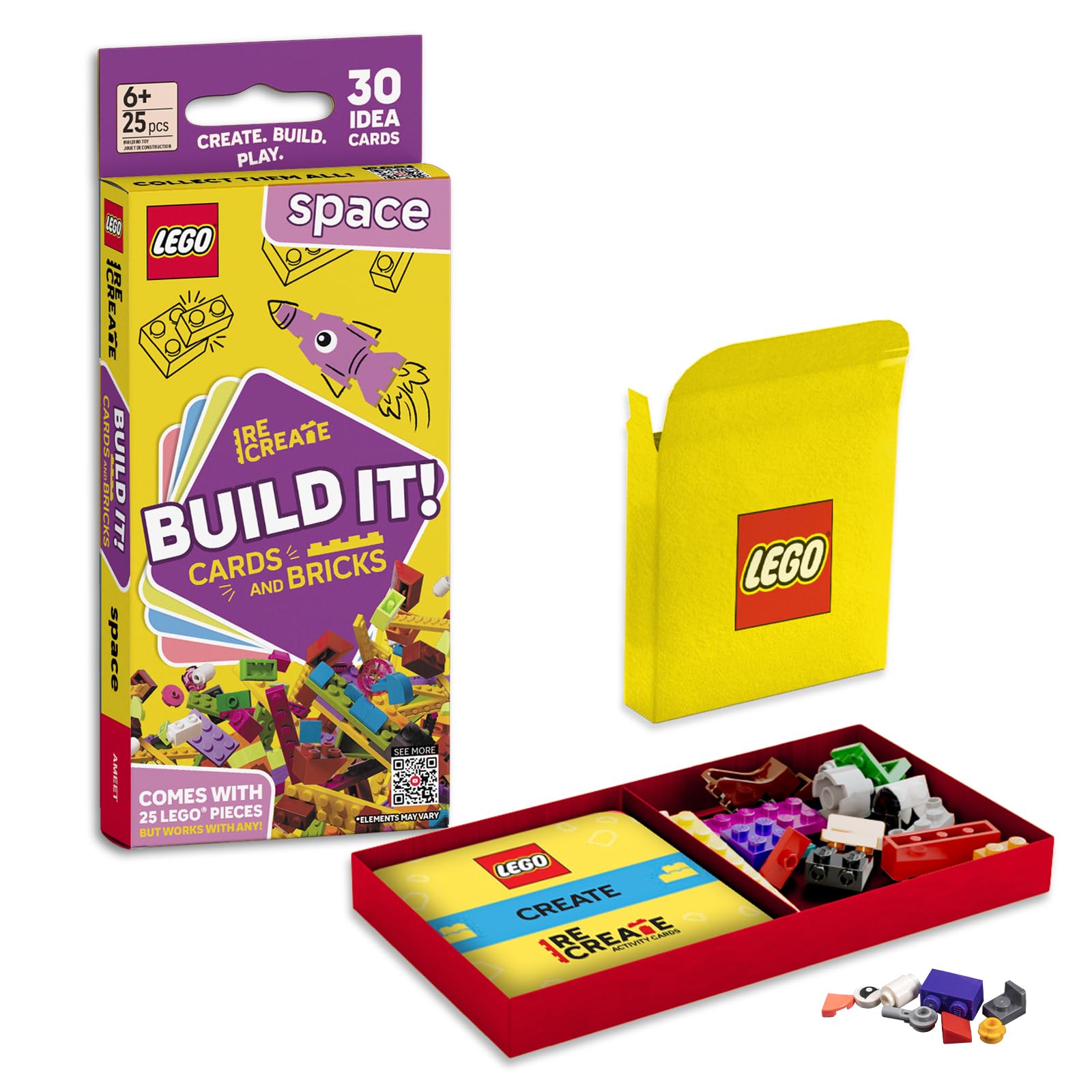 LEGO Recreate Activity Cards — Space — original gift idea