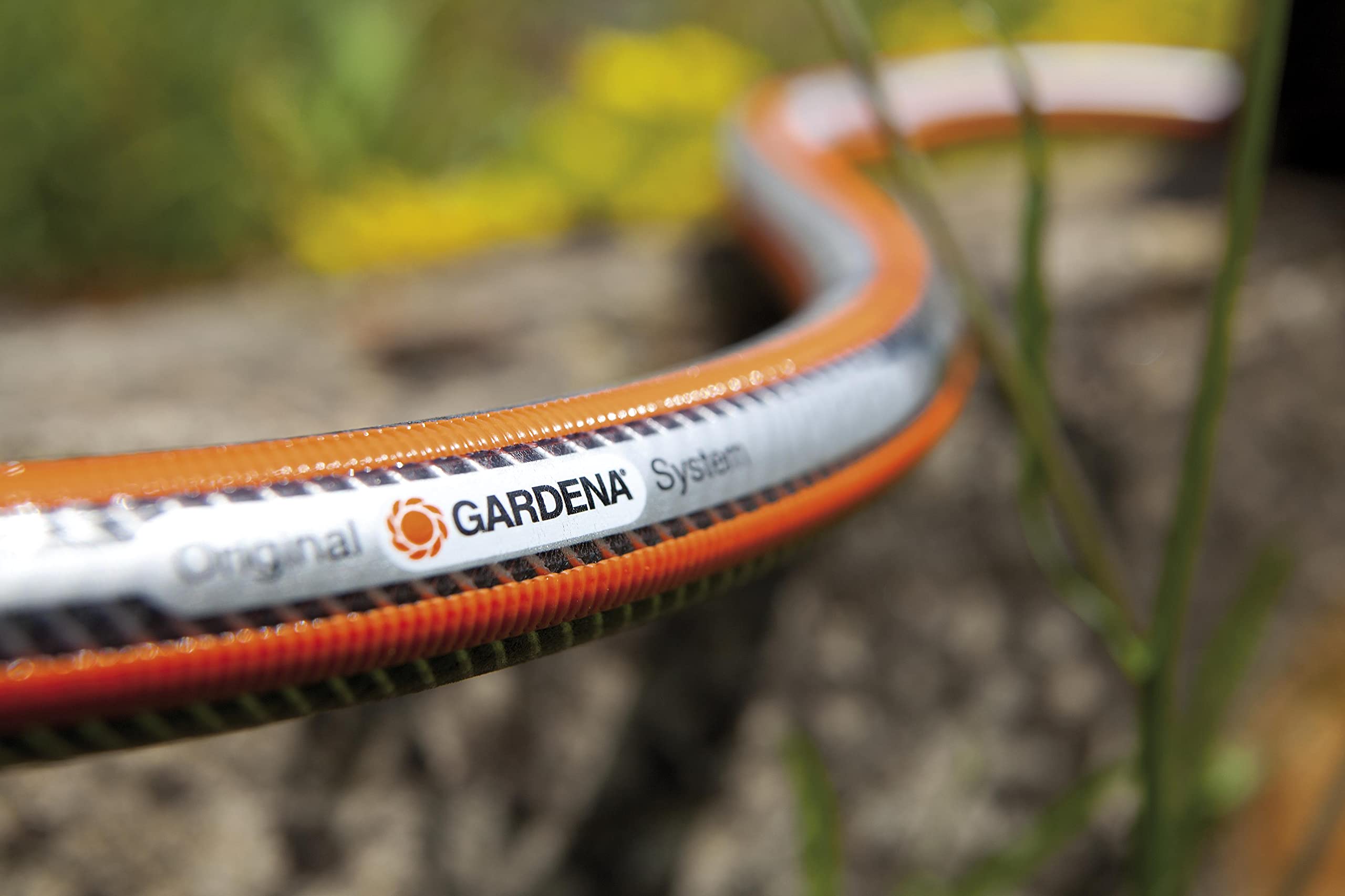 Gardena Comfort HighFLEX Tubo 18 m, 13 mm (1/2"): Tubo da Giardino con Profilo Power Grip, Pressione di Scoppio 25 Bar, PVC, indeformabile, Resistente ai Raggi UV (18062-20)