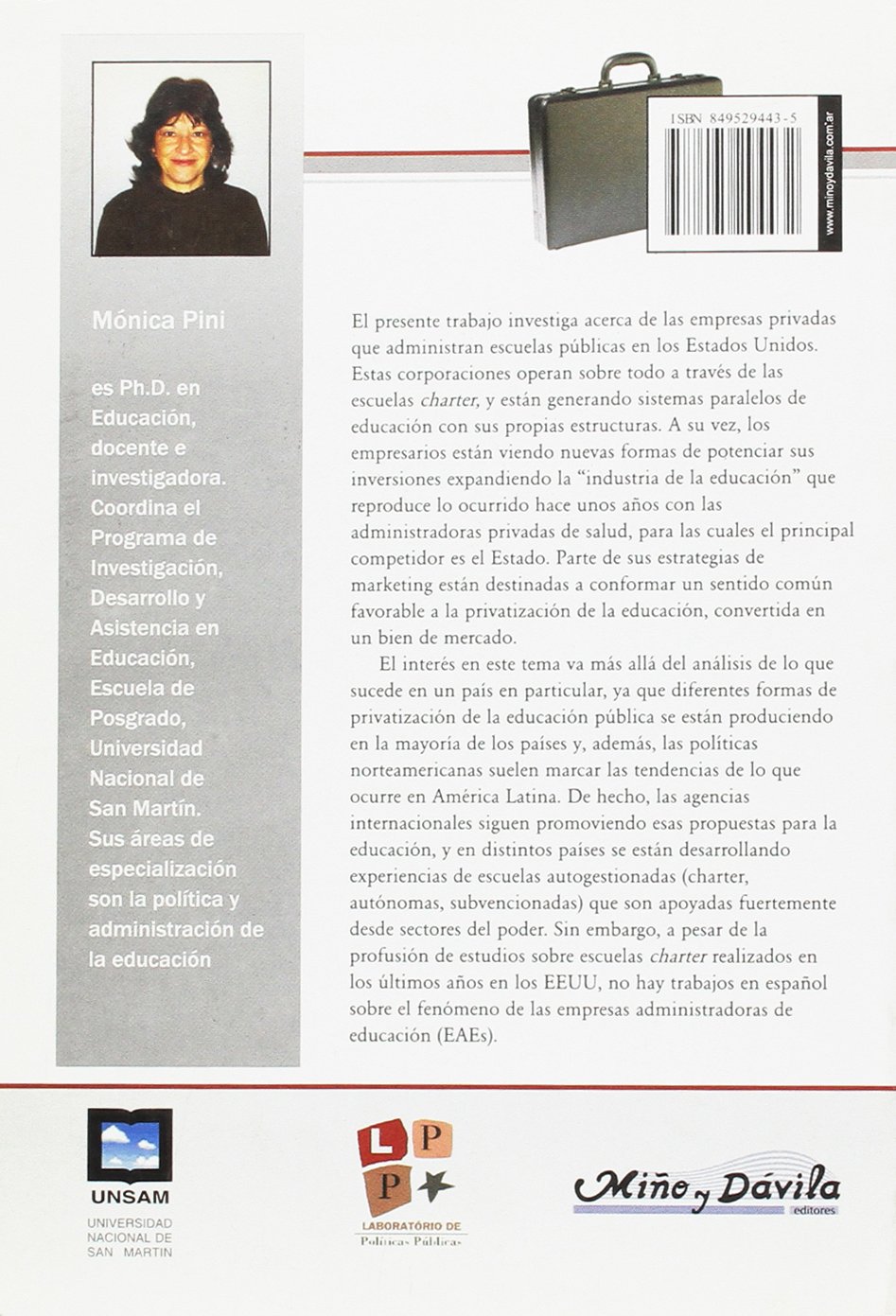 ESCUELAS CHARTER Y EMPRESAS (SIN COLECCION)