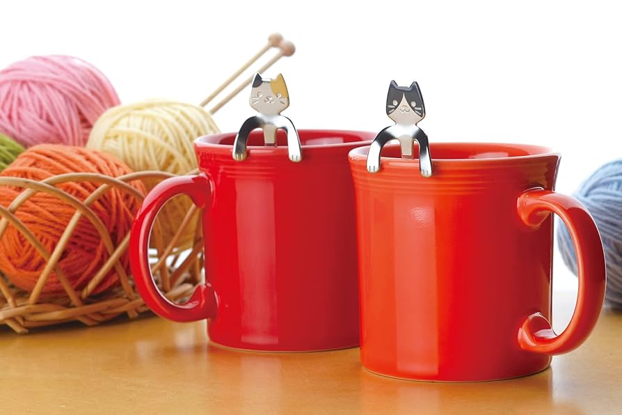 Amazon.co.jp: 高桑金属 コーヒースプーン CAT ステンレス みけ