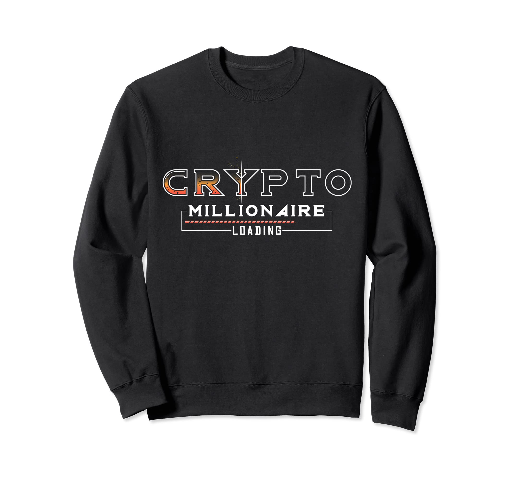 Crypto Millionnaire Loading Cryptocurrency Btc Eth Lovers T Sweatshirt |  Desertcart Seychelles