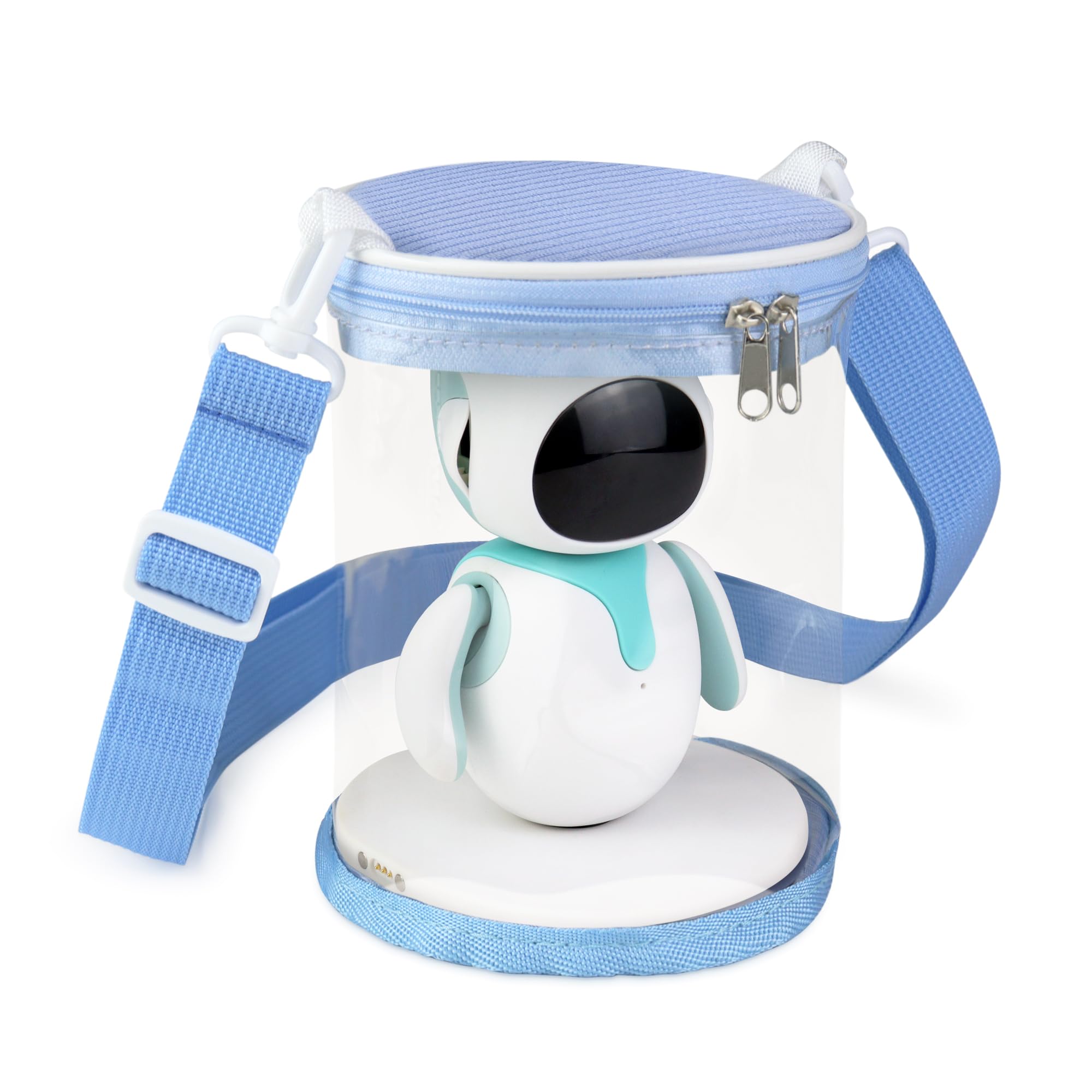 Carrying Case compatible with Eilik Cute Robot Pets, Display Bag compatible with Eilik Robot, Blue, Bag Only