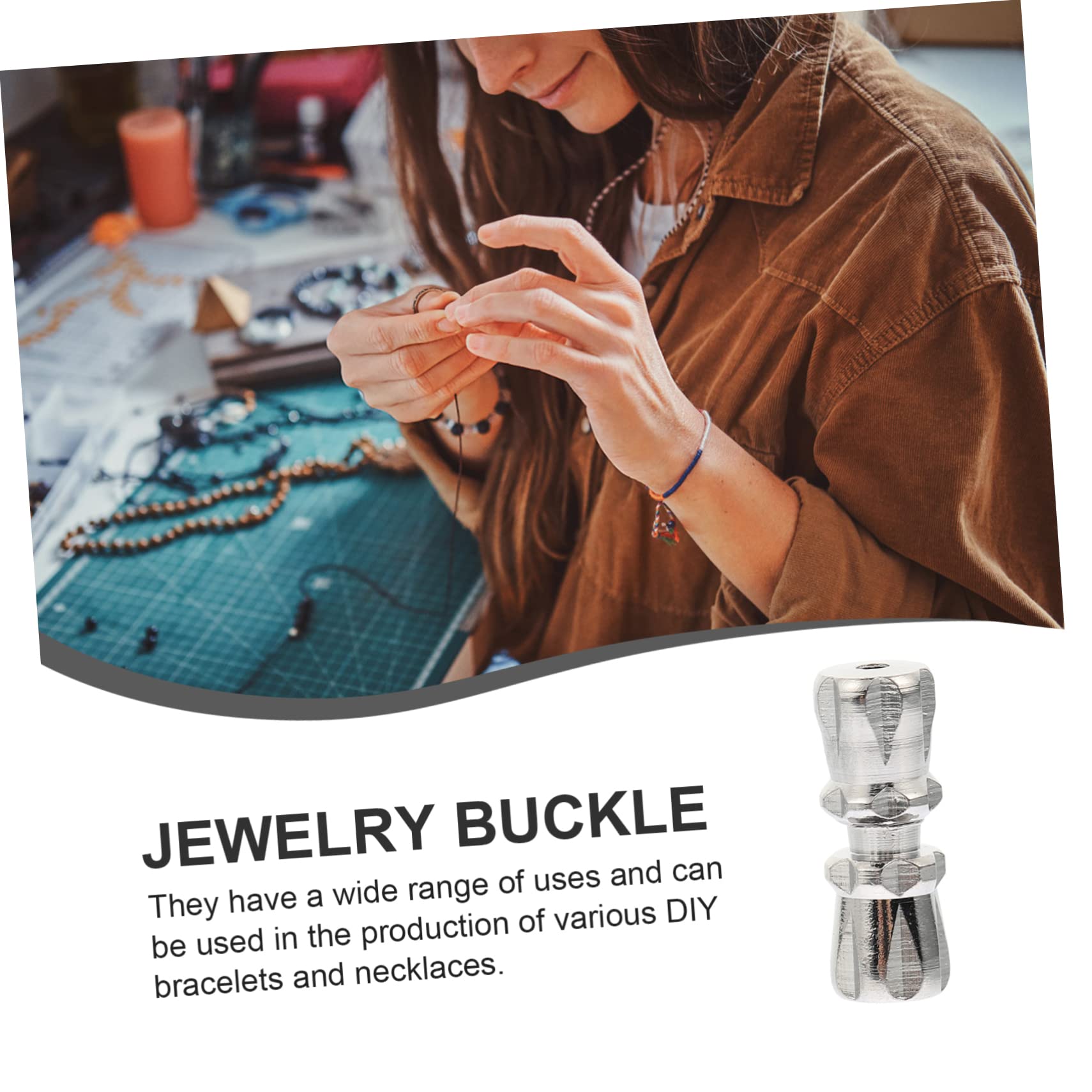 150piezas Conectores De Joyería De y Broches De Barril Para Manualidades De Joyería Accesorios Para Pulseras y