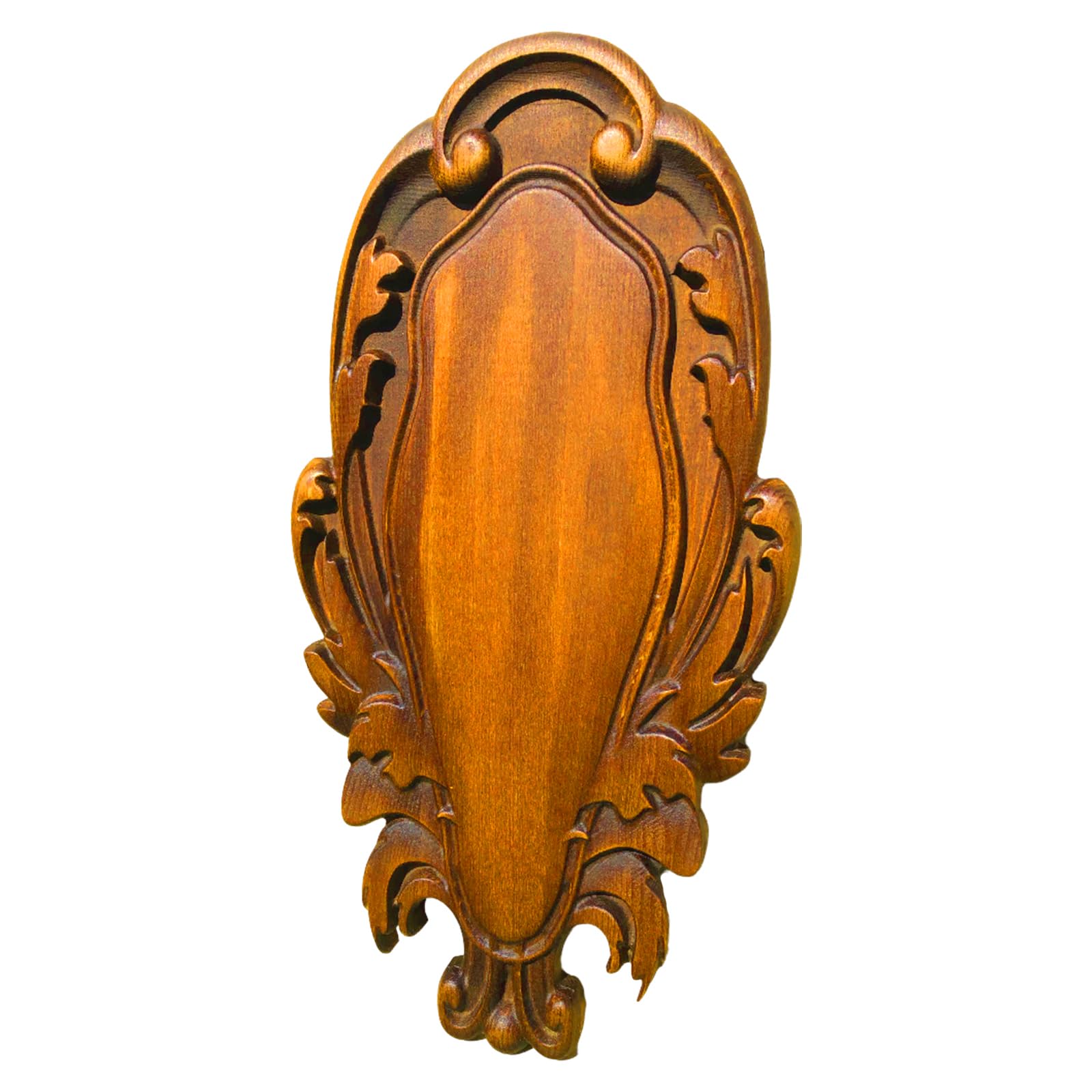 Trophy Shield - Tabla de madera de haya maciza para trofeos de caza, cuernos como jabalí, ciervo, cabras (K6-40) (roble rústico)