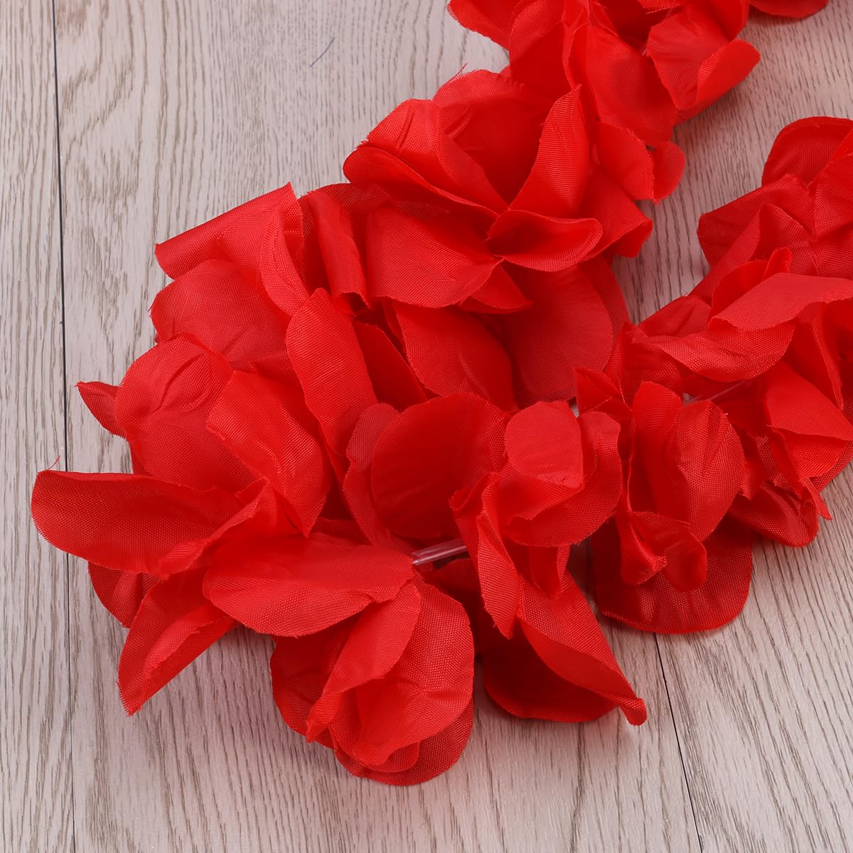 ibasenice 4pcs Ruffled Simulated Silk Hawaiian Lei Necklace Bracelets Wreath Floral Garland for Luau Party Supplies Girls Women - Image 3