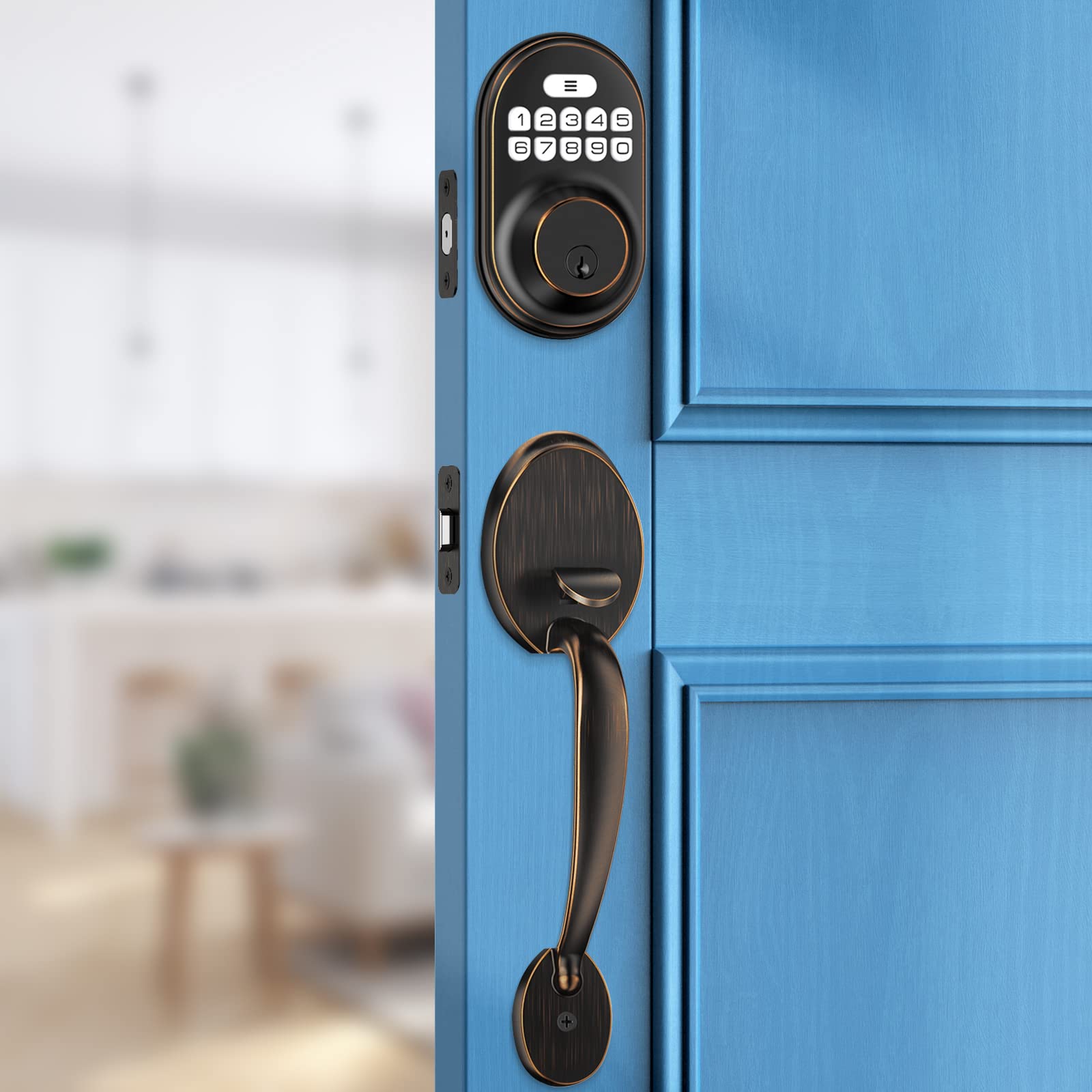 Buy Keyless Entry Door Lock, Veise Electronic Keypad Deadbolt, Door