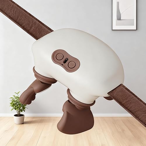 ZoserX - Masajeador térmico biónico, masajeador portátil Shiatsu de cuello y espalda, maestro de masaje para hombros, mano humana simulada con