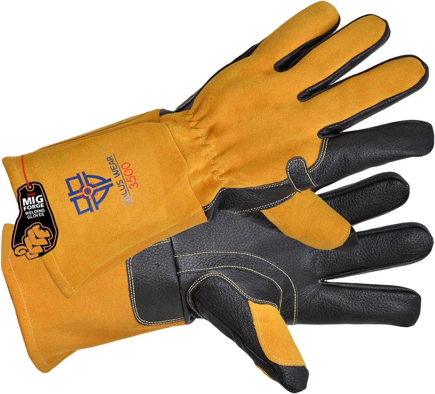 Resistant Welding Welders Gloves For Bbq Wood Stove NBLEAGLO