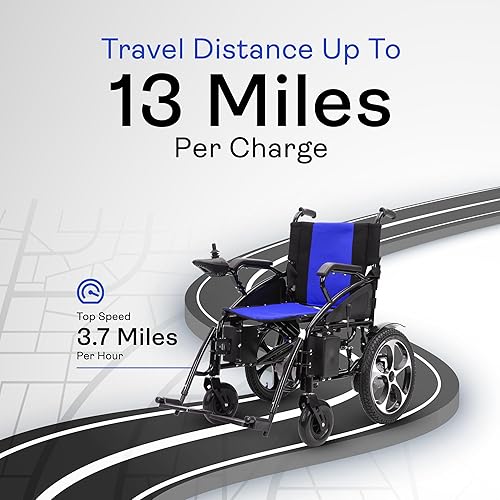 Miniatura 3 de Sillas de ruedas eléctricas para adultos, todo terreno, resistentes, de doble motor, plegables, motorizadas, para personas mayores, silla de ruedas