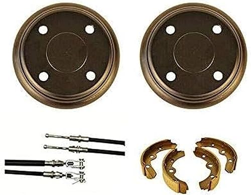 Club Car Precedent Kit de reparación de freno para 04 G/E carrito de golf, cables, zapatos, tambores