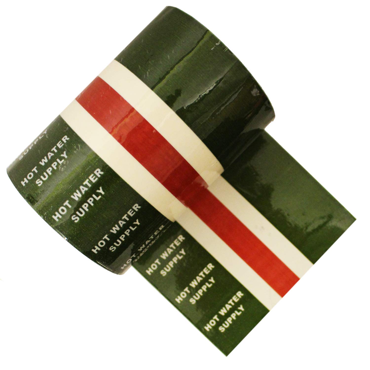 Campbell International Hot Water Supply - Banded Pipe Identification Id Tape