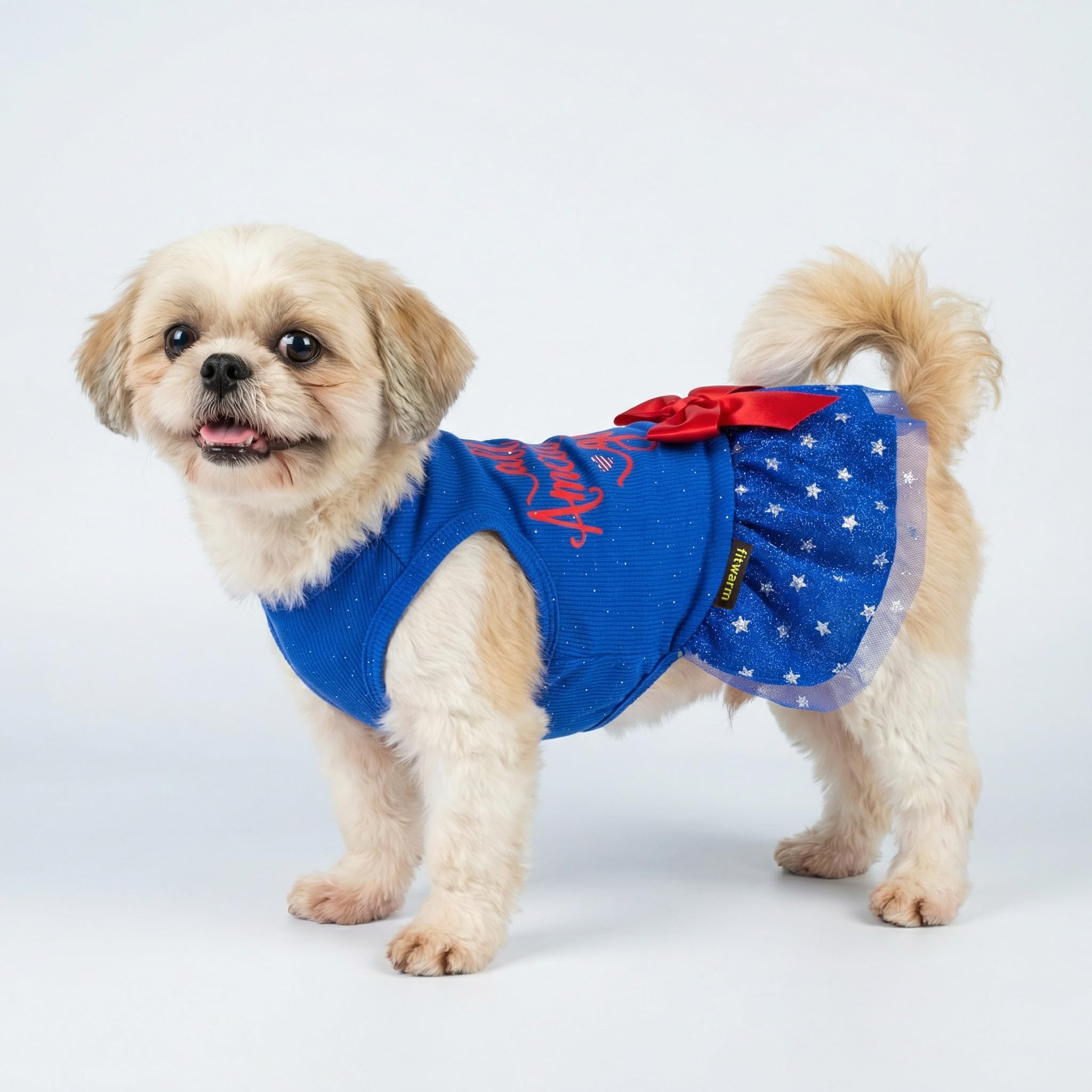blue dog dress Fitwarm All American Girl Dress, 4th of July Dog Clothes for Small Dogs Girl, Patriotic Dog Tulle Dress, Pet Outfit, Royal Blue, Red, White, XS : Pet Supplies Black Wedding Dress with Engineered with a front DY3-4A SIZE:Medium cup C