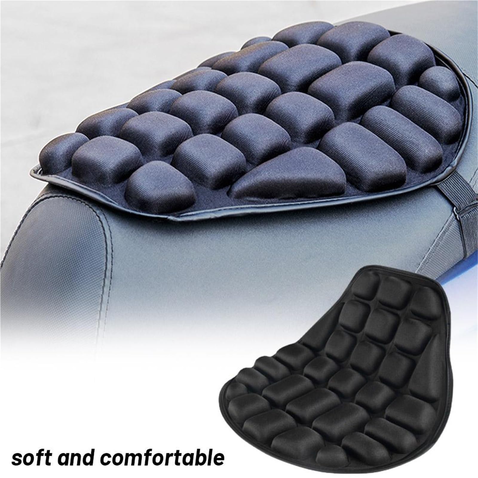 1 Cuscino Per Sella Moto Universale In Gel Comfort