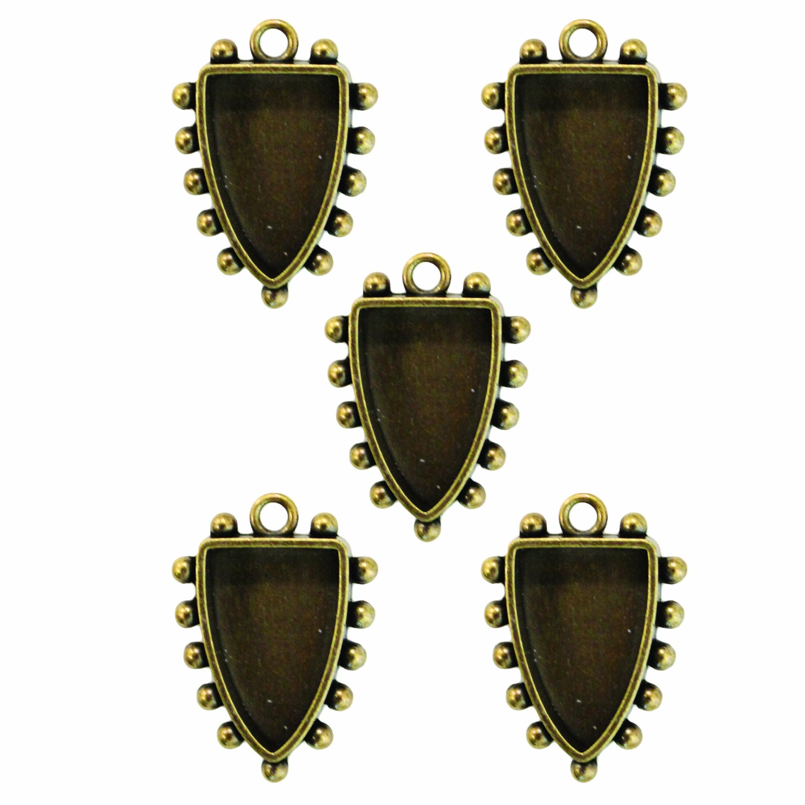 Spellbinders Bronze Bezels Spellbinder Paper Arts Shields One Die Template, Pack Of 5,
