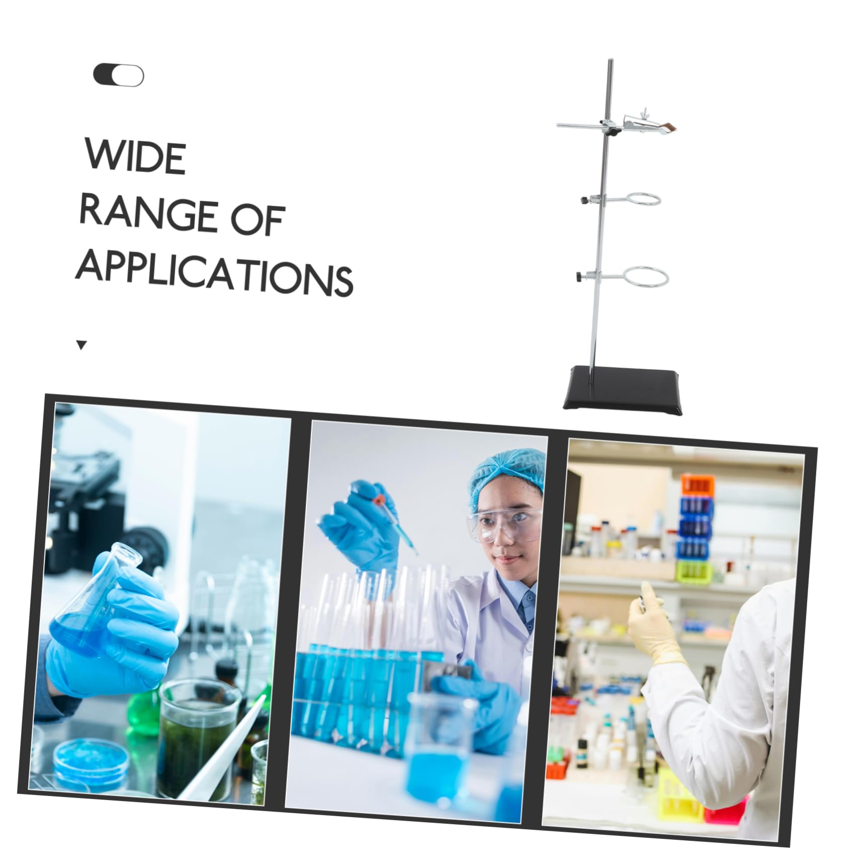 SOLUSTRE Support Annulaire Pour Entonnoir Matériel De Laboratoire Pince Pour Flacon Support De Laboratoire