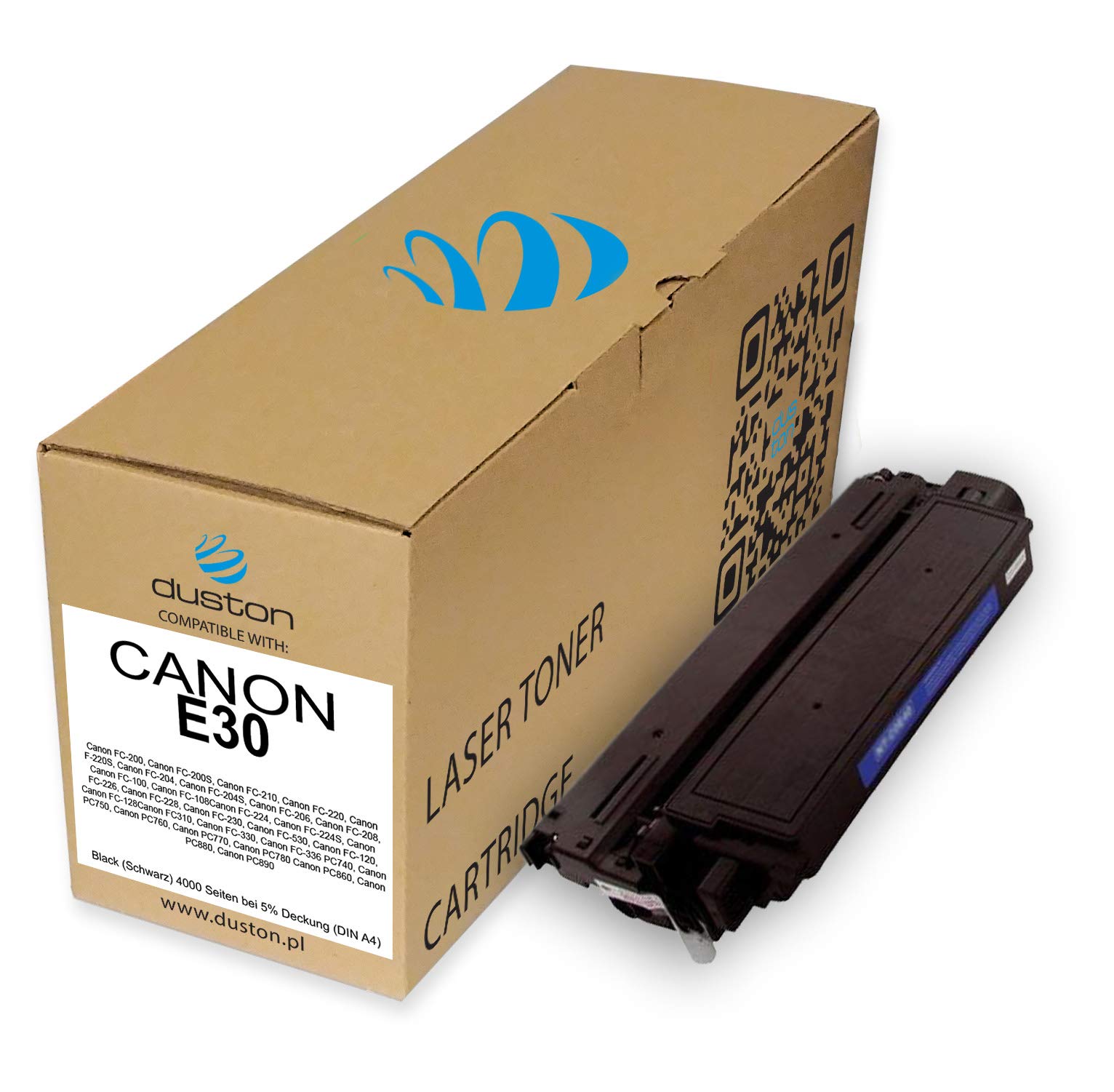 1x Müller Printware Toner kompatibel für Canon FC 100 108 120 128 204 205 206 210 224 226 228 230 270 280 290 310 320 336 530 540 740 750 780 S, 1491A003 FC-E30