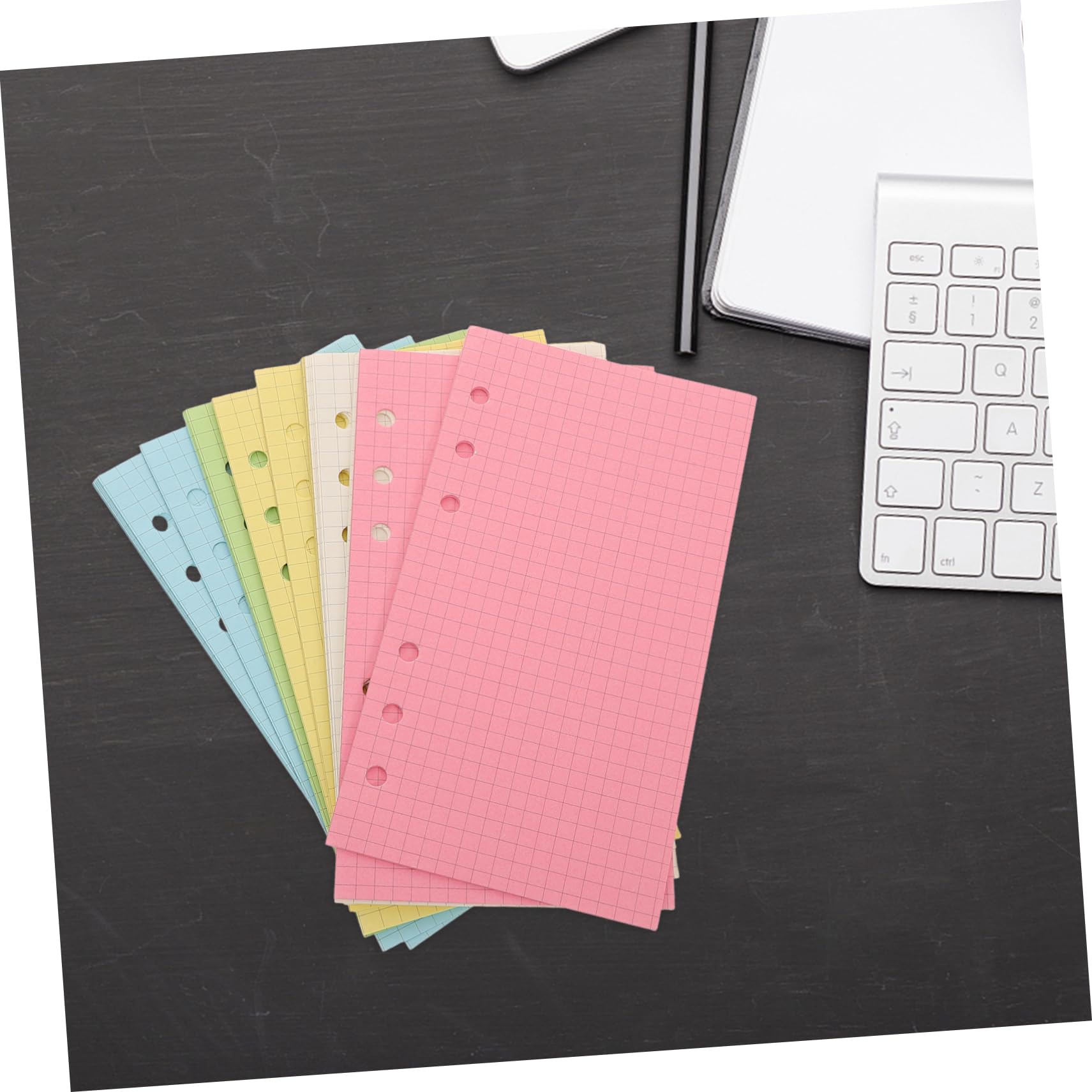 Générique 250 Pièces Recharge pour Lignées Colorées pour Agenda Planificateur et Journal de Qualité pour Écriture et Organisation Simplifiée