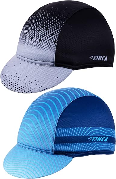 Amazon.com: Lohca 2 Pack Cycling Cap 