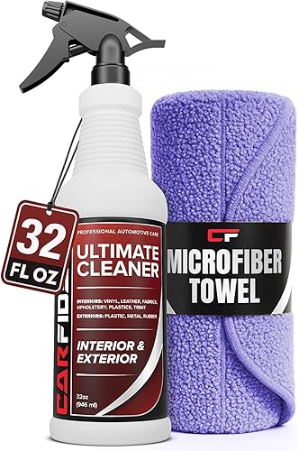 Miniatura 9 de Carfidant Limpiador de interiores de automóvil, tapicería de limpieza profunda y asientos de automóvil, espray todo en uno seguro para cuero, tela