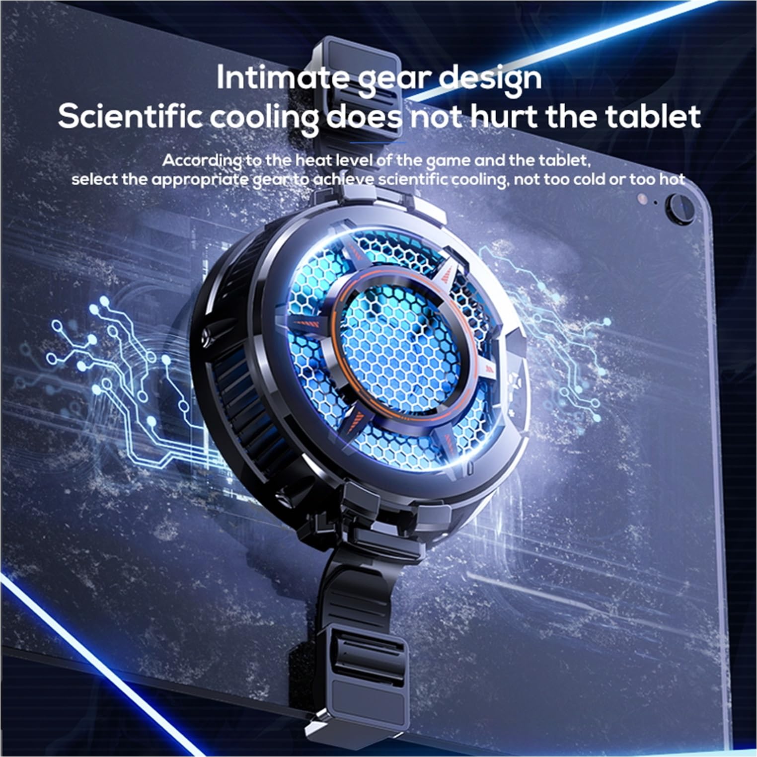 Cubonic X Tablet Cooler - RGB Cooling Fan -4