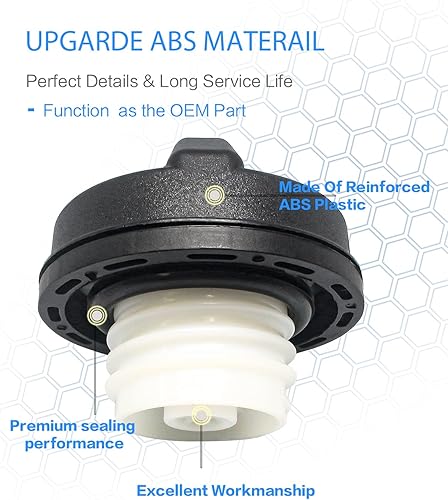 Miniatura 6 de Tapa de gasolina con bloqueo, tapa de combustible de bloqueo de repuesto 10504 para Toyota 4Runner Camry Tundra Acura Tacoma Chevrolet Silverado