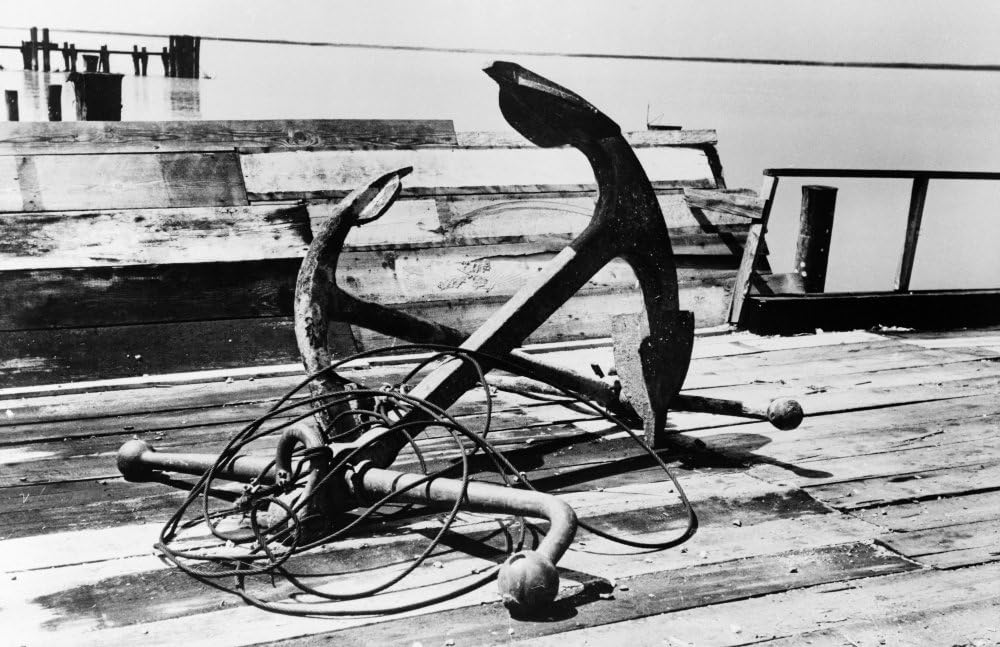 Anchors 1938 Nanchors On The Dock At Burrwood Louisiana Photograph By Russell Lee September 1938 Poster Print by (18 x 24)