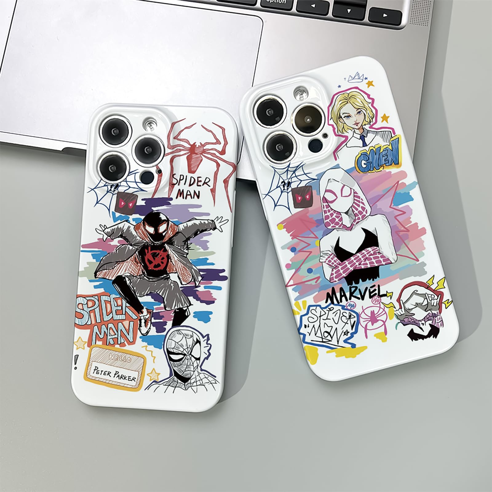 Amazon.co.jp: 【hgTUP】スパイダーマン スパイダーグウェン iPhone 14