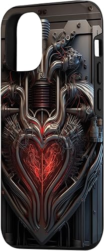 Miniatura 2 de Funda biomecánica y mecánica con diseño de estilo alienígena para iPhone 14 Pro