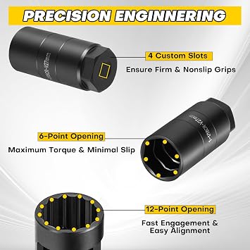 7PCS Oxygen Sensor & Oil Pressure Sending Unit Socket Tool Kit