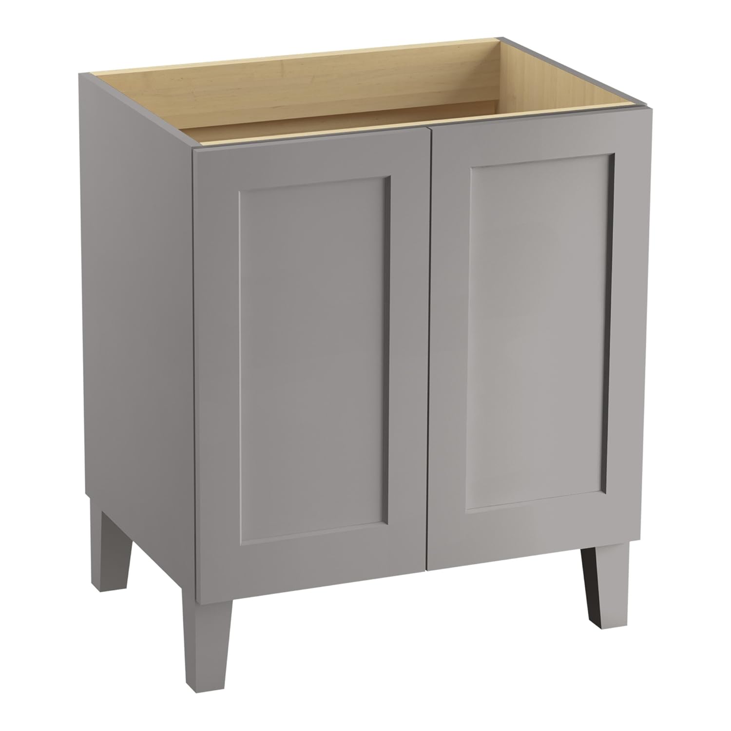 KOHLER K99528LG1WT Poplin Vanity with Furniture Legs & 2 Doors