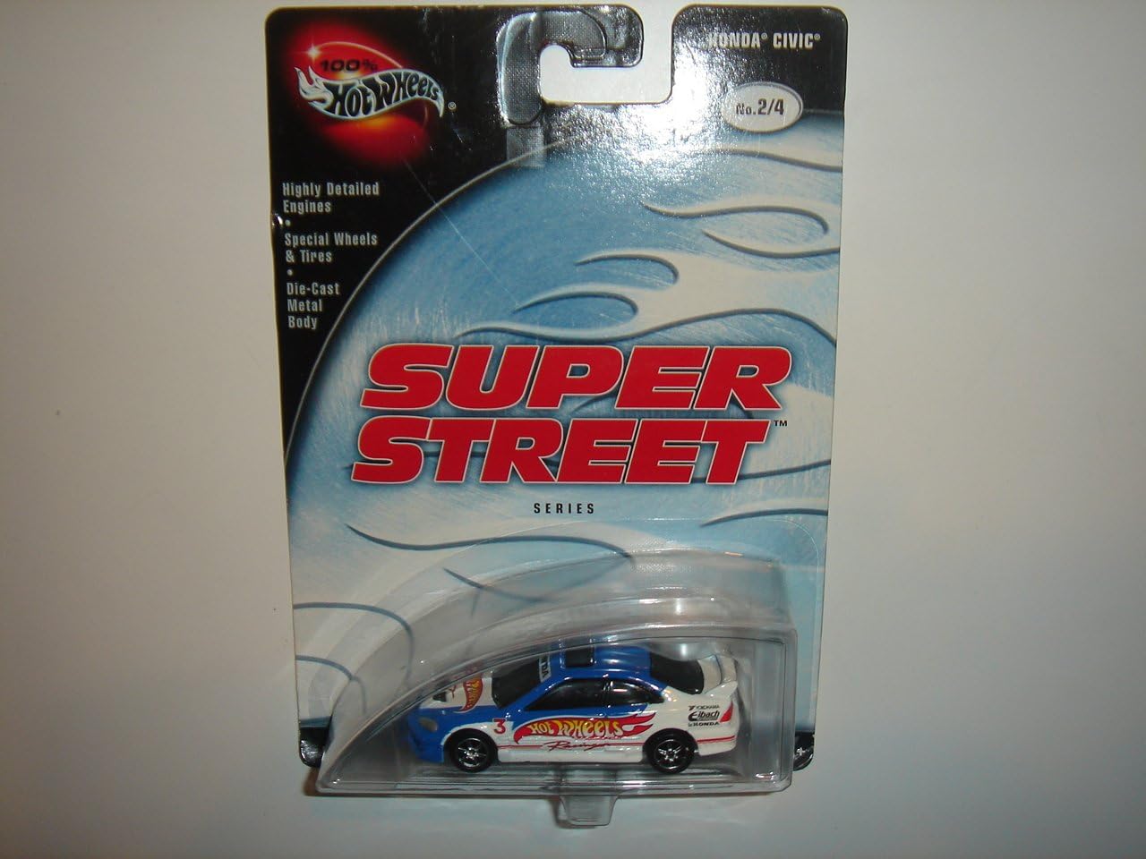 Hot Wheels Preferred Super Street Honda Civic Blue/White #2/4