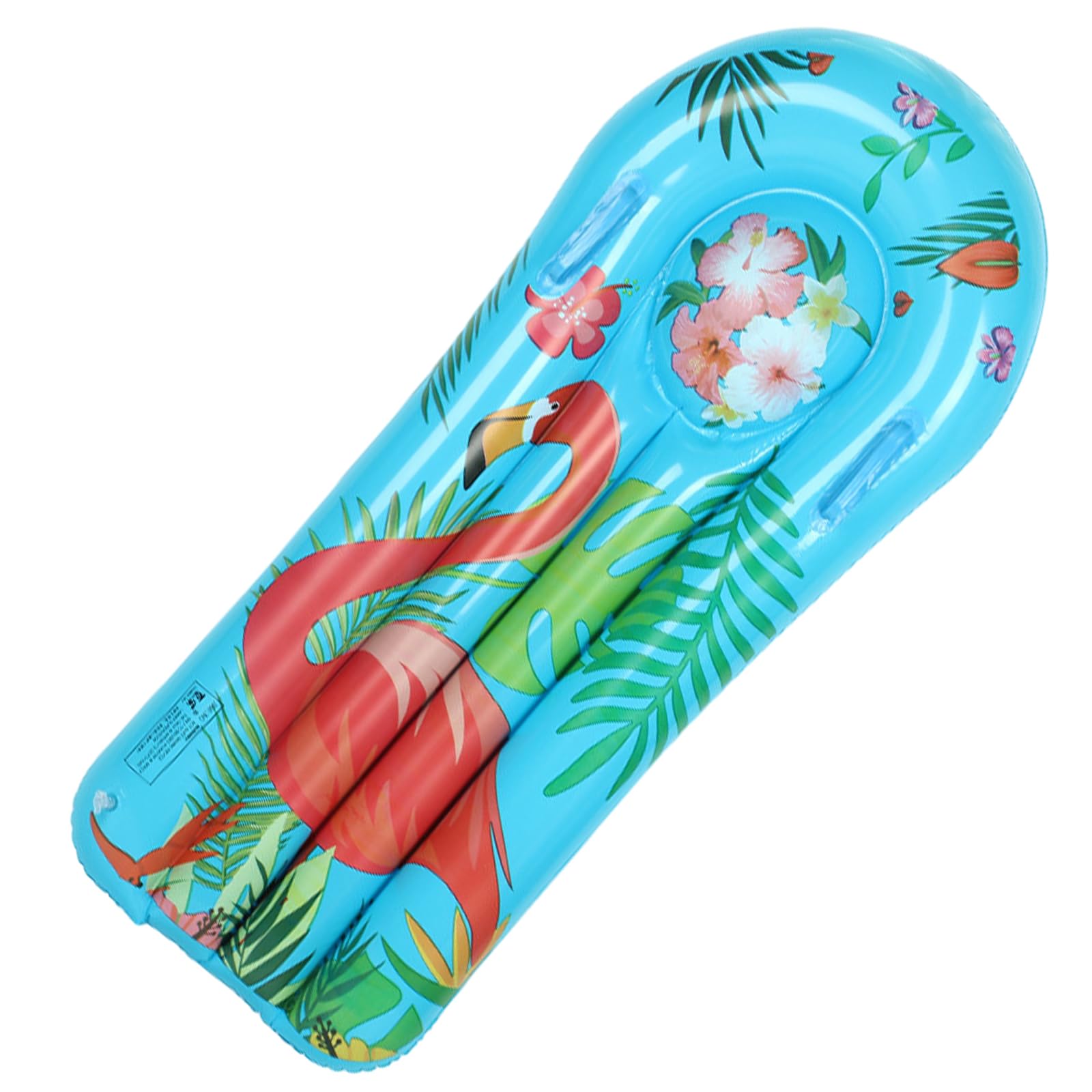 Fadcaer Bodyboard inflable Boogie Board portátil inflable surf body board con asas para niños surf natación verano diversión acuática