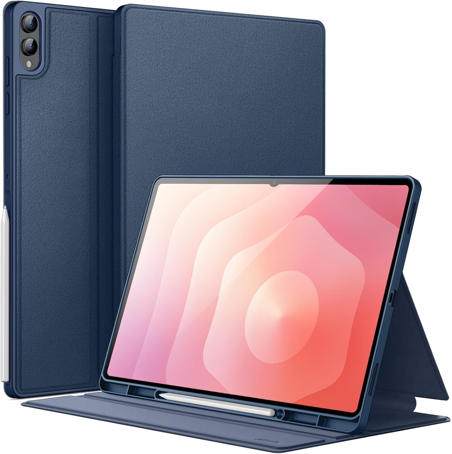 JETech Case for Samsung Galaxy Tab S11 Ultra with S Pen Holder, Slim Folio Stand Protective Tablet Cover, Multi-Angle Viewing, Auto Sleep/Wake (Black)