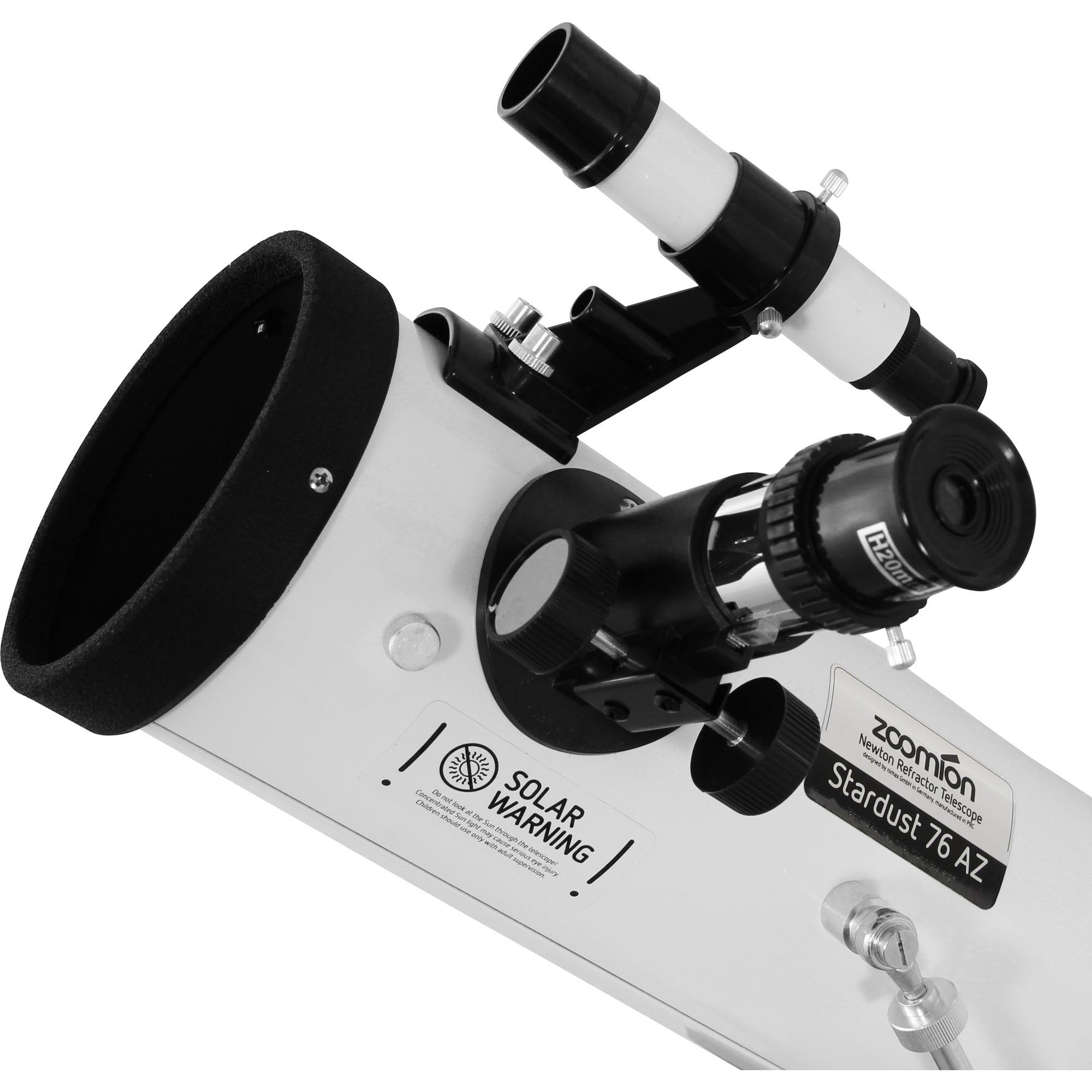 Stardust 76/700 AZ Spiegelteleskop | astronomisches Teleskop-Set | inklusive Stativ, Montierung und Okularen | für den Einstieg in die Astronomie