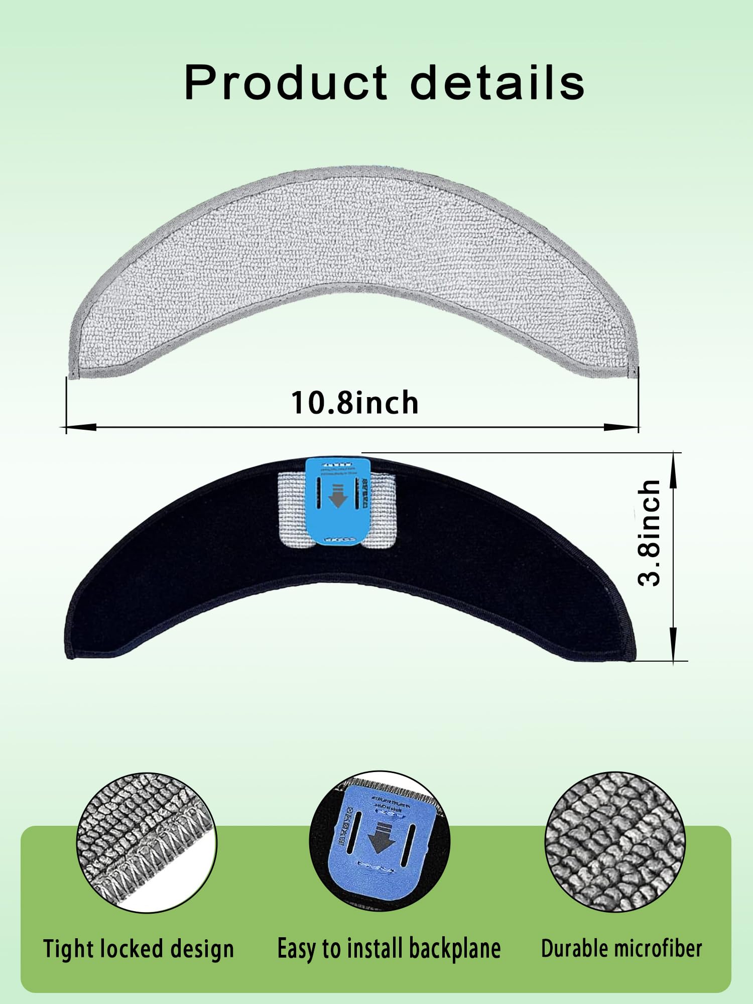 Almohadillas De Repuesto Para Robot Aspirador IRobot Roomba J7/J7+/J9+ - Microfibra Suave, Lavables, 4/6/8 Unidades