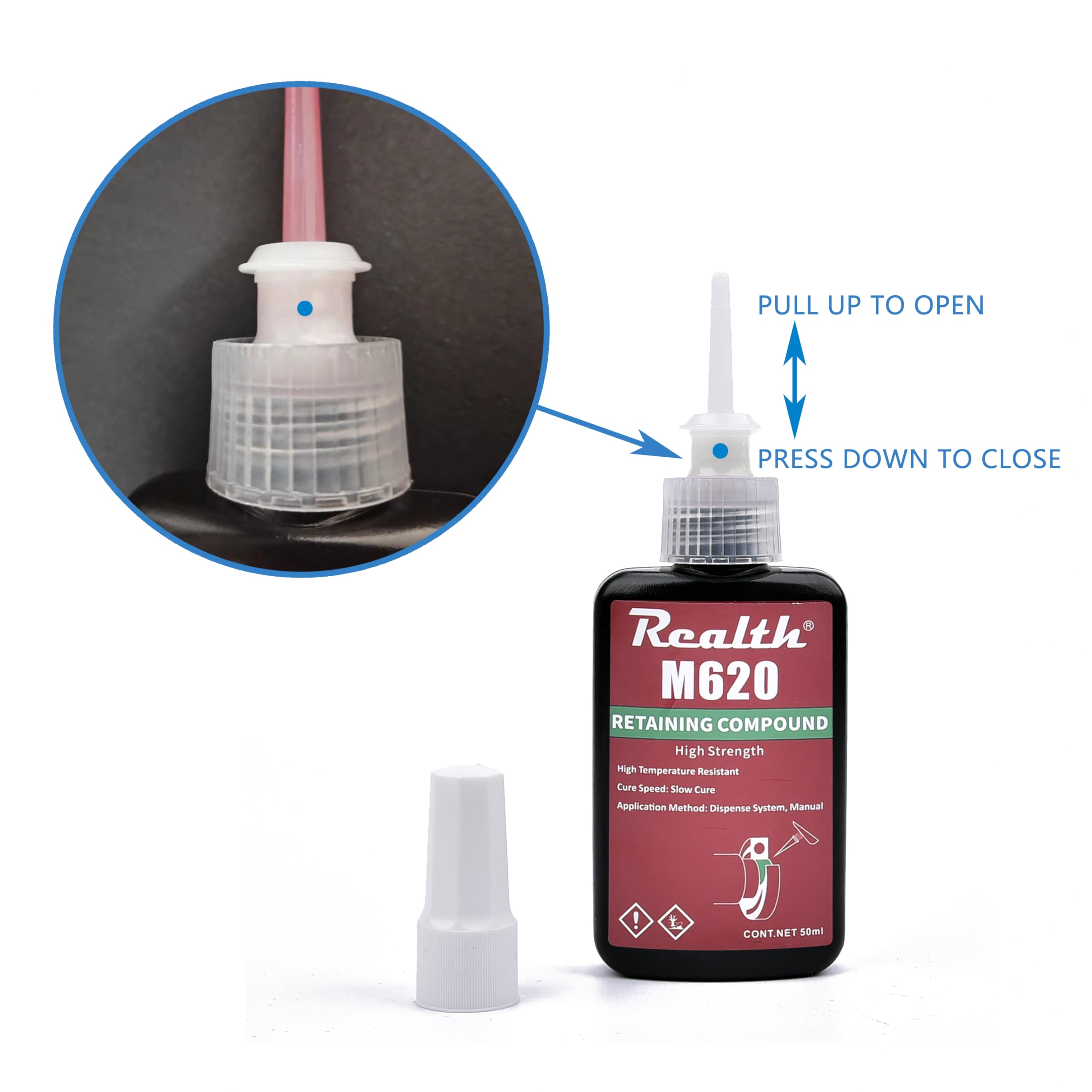 Green M620 High Temperature Retaining Compound High