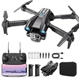 Drone with Camera 1080P HD, Mini Drone for Beginners Kids Adults, RC Quadcopter with 2 Batteries, Carrying Case, Stable Hover, Trajectory Flight, Gravity Control, Toys Gifts for Teen Boys Girls