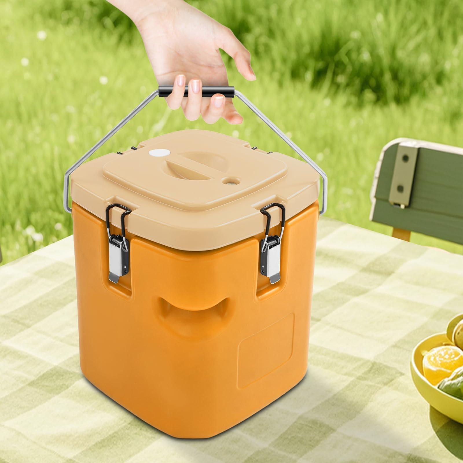 Récipient à Soupe isolé Commercial, boîte Chaude for Aliments Seau a glacon | Seau isolé, for restaurant de stockage d'aliments chauds et froids